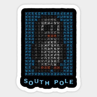 South Pole Penguins Sticker